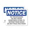 Signmission No Trespassing Do Not Enter Honeybees Sting OSHA Notice Sign, Plastic, 10in W x 7in L, 2PK OS-2PACK-NS-P-710-L-14916 - alternate 1